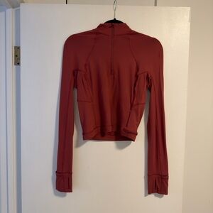 Lululemon “Rulu Run Crop” Worn Once! Size 6 - Mulled Wine